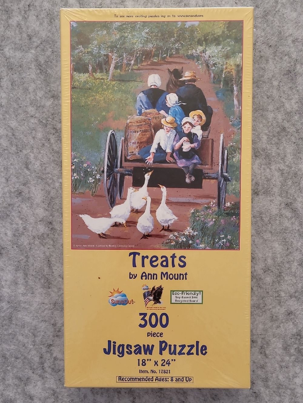 SunsOut "Treats" Jigsaw Puzzle 300 piece by Ann Mount NEW/SEALED